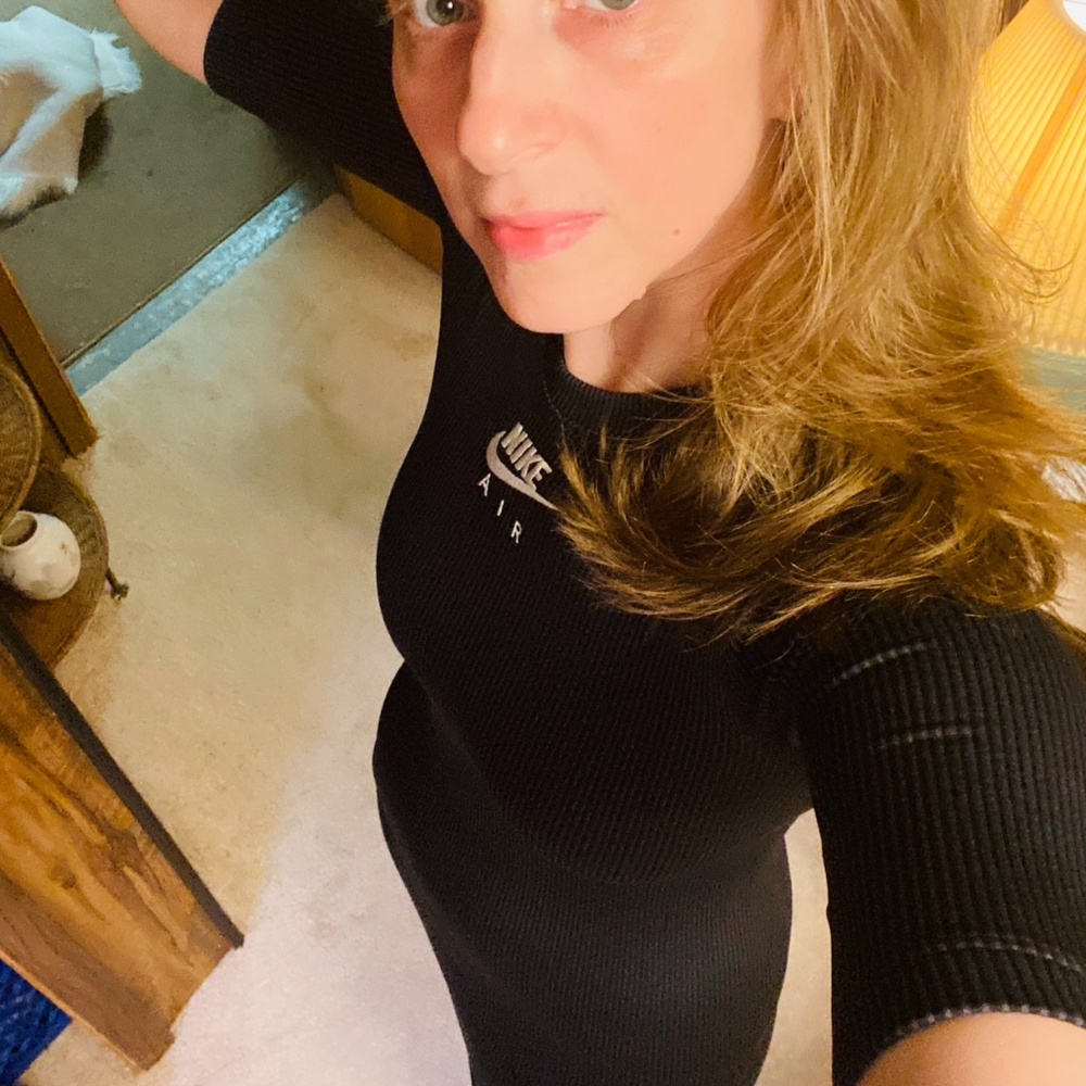 Nike Air Dress - Black Ribbed - Size XS